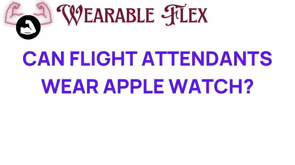 can-flight-attendants-wear-apple-watch