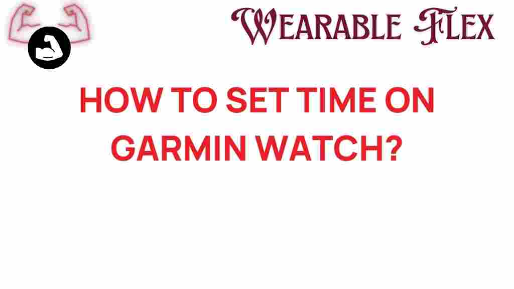 how-to-set-time-on-garmin-watch